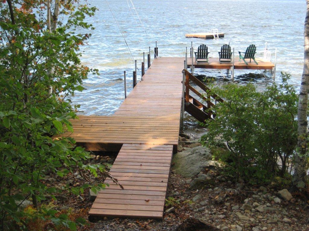 Picture of one of our custom docks